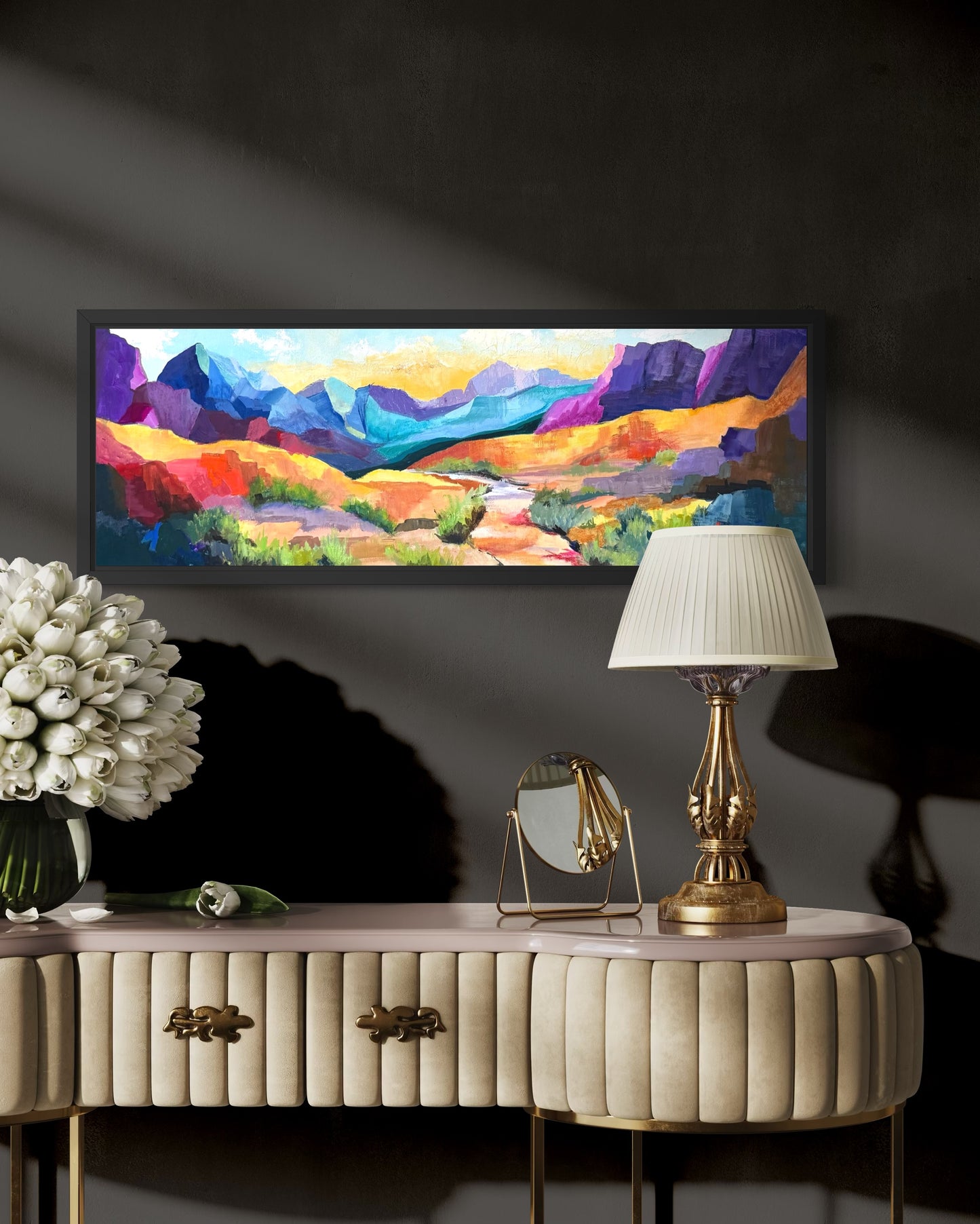 Color between worlds