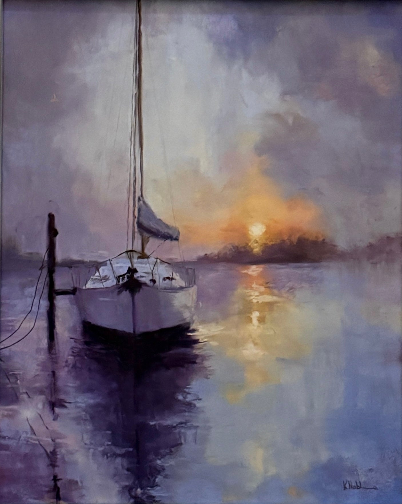 Lavender Dreams 16” x 20” pastel painting